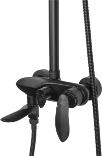 Душевая система Grocenberg GB7001 Черный матовый