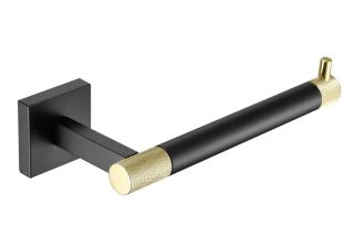 Держатель для туалетной бумаги Rose RG3005H золото/чёрный