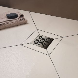 Душевой трап Berges Platz Antik 091160 10см хром глянец