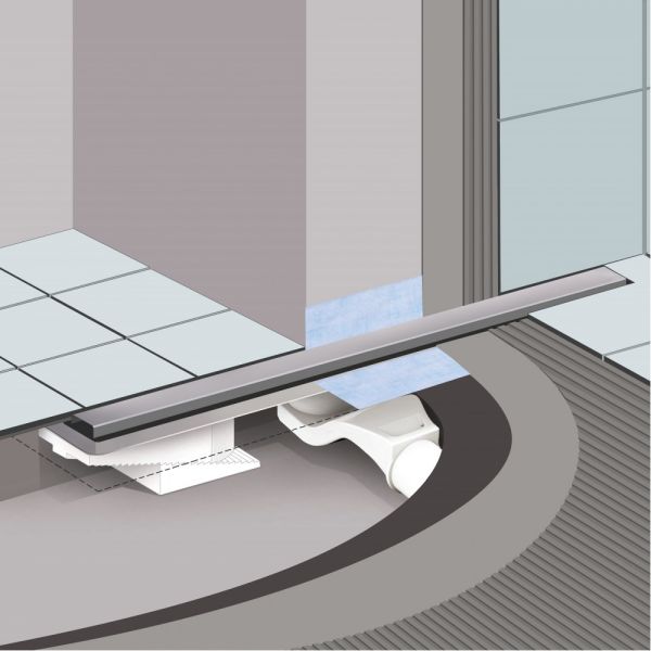 Душевой лоток Berges C1 Norma 095139 80см чёрный матовый