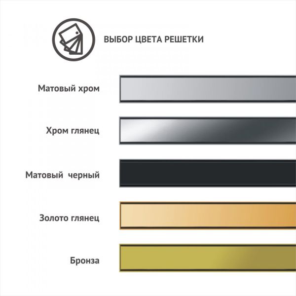 Душевой лоток Berges В1 Keramik Black 095017 60см чёрный матовый