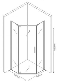 Душевой уголок Berges Oxygen 90x90см хром 061021