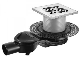 Душевой трап Berges Platz Antik 091161 15см хром глянец