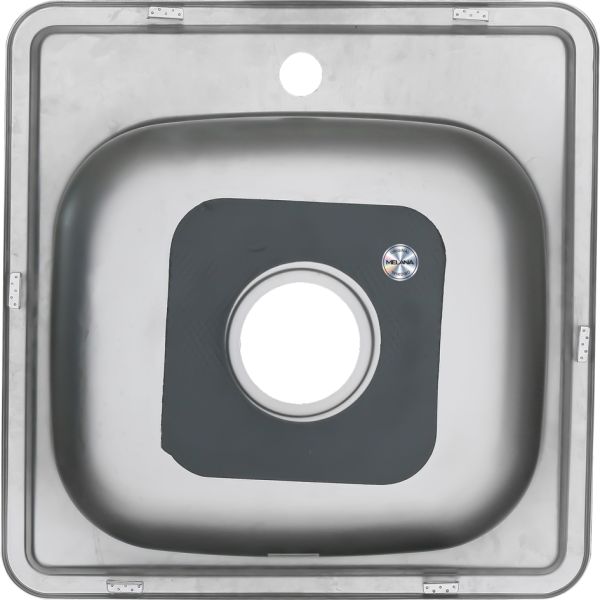 Мойка 4848 Melana 0,6/160 хром с сифоном (021 t *15)