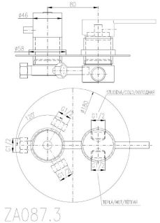 Смеситель для душа Rav Slezak Zambezi ZA087.3 хром