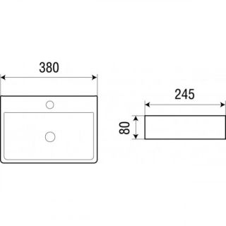 Раковина подвесная WW SK Арт. AISBACH 5075 10000003881