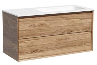 Подвесная тумба под раковину Sancos Marmi 2.0 MR2.0100RECH правая 99см дуб чарльстон