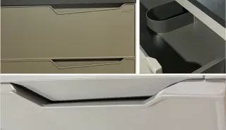 Подвесная тумба с раковиной Parly Spa Rhea60 чёрный матовый