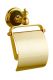 Держатель для туалетной бумаги Boheme Palazzo Nero золото 10151