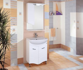 Напольная тумба под раковину Onika Лайн 105007 50см белый