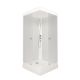 Душевая кабина Triton Вельвет Щ0000061852 90x90 см профиль белый стекло матовое