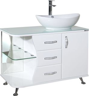 Тумба под раковину Bellezza Рио 90см правая белый 00000001448