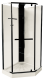 Душевая кабина Cerutti SPA Chika CHIKA901B без крыши 90x90см чёрный