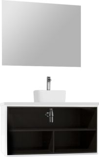 Тумба под раковину Акватон Брук открытая 100см дуб Феррара 1A201601BCDF0