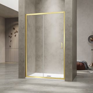 Душевая дверь RGW PA-114Gb 030811413-16 130 см брашированное золото