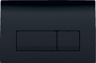 Смывная клавиша Geberit Delta50 для двойного смыва черный RAL 9005 115.119.DW.1