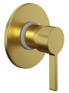 Встраиваемый смеситель для душа Paini Brera 74PJ690 матовое золото