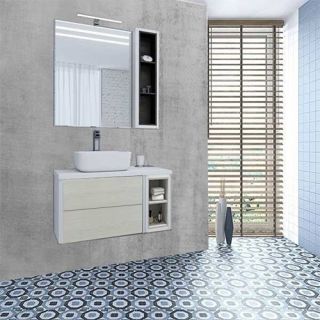 Модуль под столешницу Акватон Брук открытый дуб латте 1A201101BCDL0