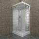 Душевая кабина Triton Квадро Щ0000064615 100x80 см профиль белый стекло с узором