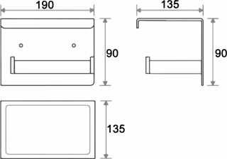 Держатель для туалетной бумаги Boheme New Venturo с полкой золото 10311-G