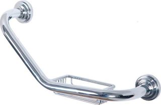 Поручень Boheme Brillante с мыльницей хром 10448