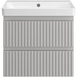 Подвесная тумба под раковину Brevita Victory 60 VIC-07060-0302Я серый