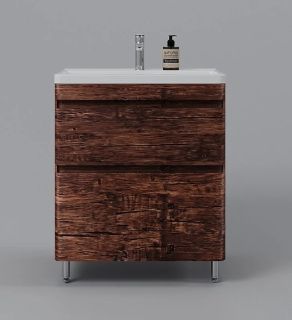 Напольная тумба под раковину Style Line Атлантика Люкс Plus СС-00002343 70см старое дерево