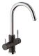 Смеситель для кухни Paini Cox 7844643CR3V11L2KM с подводом для фильтра metallic black