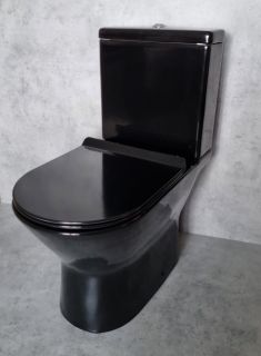 Унитаз CeramaLux 9126-18 с бачком и сиденьем Микролифт