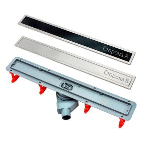 Душевой лоток Pestan Confluo Premium Black Glass Line 750