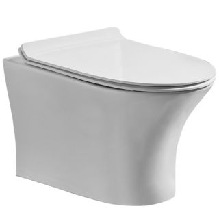 Унитаз подвесной Orange C01-100W безободковый, сиденье с микролифтом