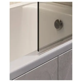 Шторка на ванну Timo T24 70 см чёрный