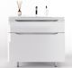 Тумба под раковину Style Line Марелла 90 Люкс Plus СС-00002417 белый глянец