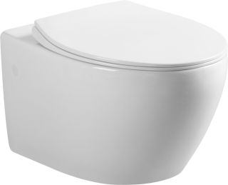 Подвесной унитаз Art&Max Elegant безободковый белый AM9316CHR