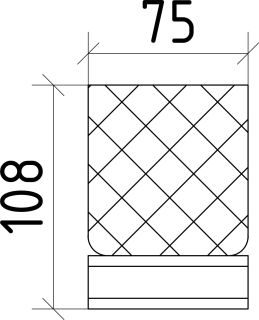 Стакан Boheme Royal Crystal золото 10931-G