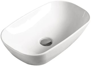 Раковина накладная SantiLine SL-1050 46см белый