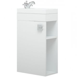 Тумба под раковину Corozo Комо 40см белый SD-00000317