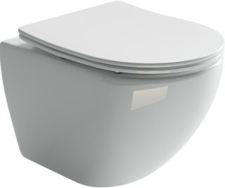 Подвесной унитаз Ceramica Nova Metropol CN4002 безободковый белый