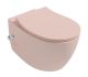 Подвесной унитаз Isvea Sentimenti Neo 10ARS1015I-2S безободковый с функцией биде лососевый матовый