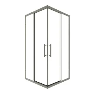 Душевой уголок Timo T37 100x100 см никель
