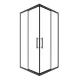 Душевой уголок Timo T41 100x100 см чёрный
