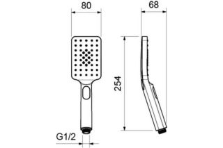 Ручной душ Aquatek AQ2005CR хром
