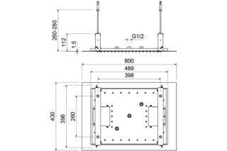 Верхний душ Aquatek AQ2083MB черный