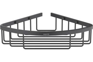 Полка для душа угловая Aquatek AQ4906MB черный