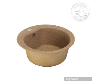 Мойка кухонная Акватон Мида 51 см терракотовый