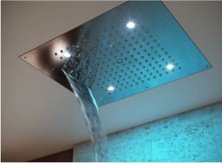 Верхний душ Bossini Dream H38905.073 57 см чёрный матовый