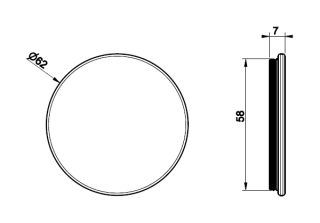 Декоративная вставка Gessi Origini 66602.288 цвет Nature