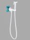 Гигиенический душ со смесителем ALMAes Agata AL-877-06 белый