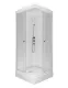 Душевая кабина Triton Вельвет Щ0000071050 80x80 см профиль белый стекло матовое