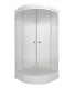 Душевая кабина Triton Лайт Щ0000061831 100x100 см профиль белый стекло с узором